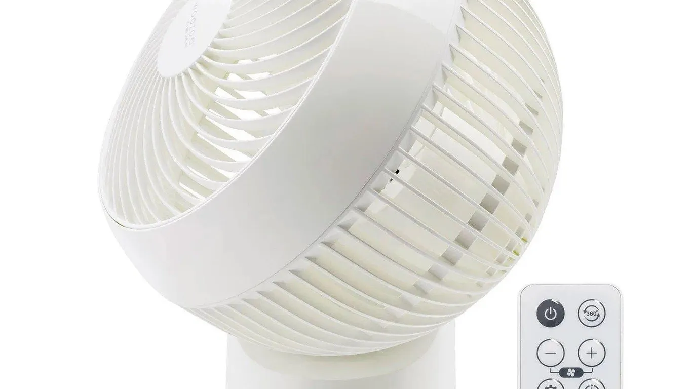 Woozoo 990389658 360 Degree Oscillating Desk Fan