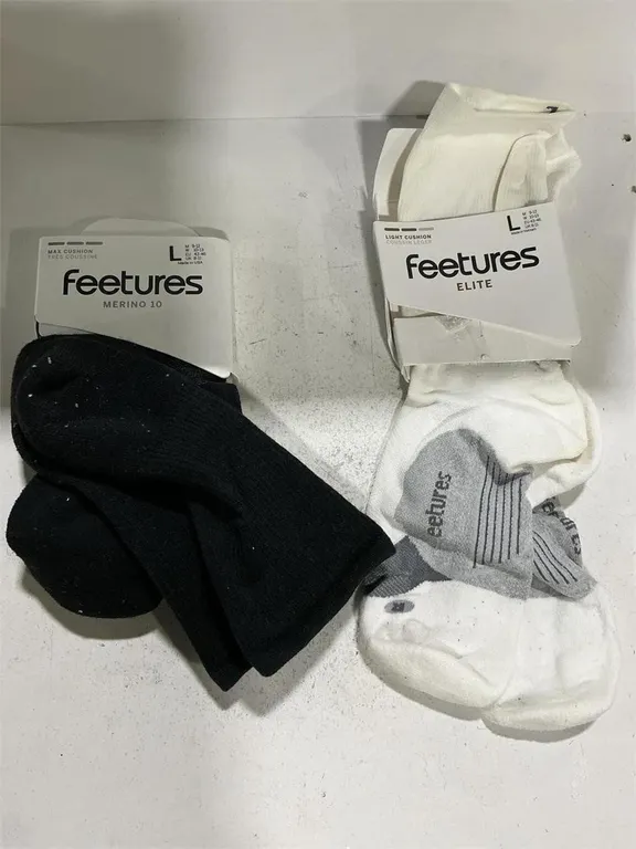 Feetures Elite Merino 10 Socks Large 2pk