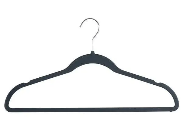 Rubberized Heavy Duty Coat Hangers 50ct