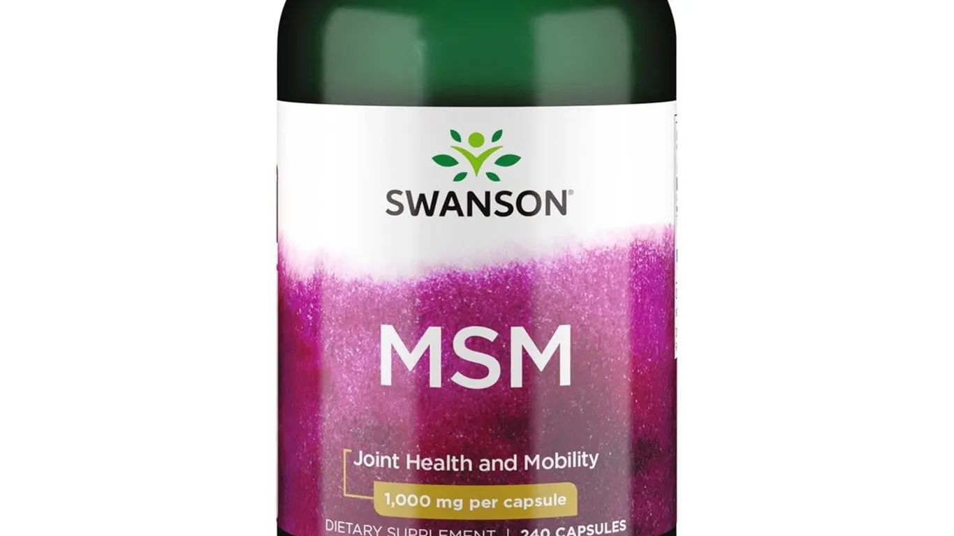Swanson MSM Joint Health Supplement 1000mg 240ct