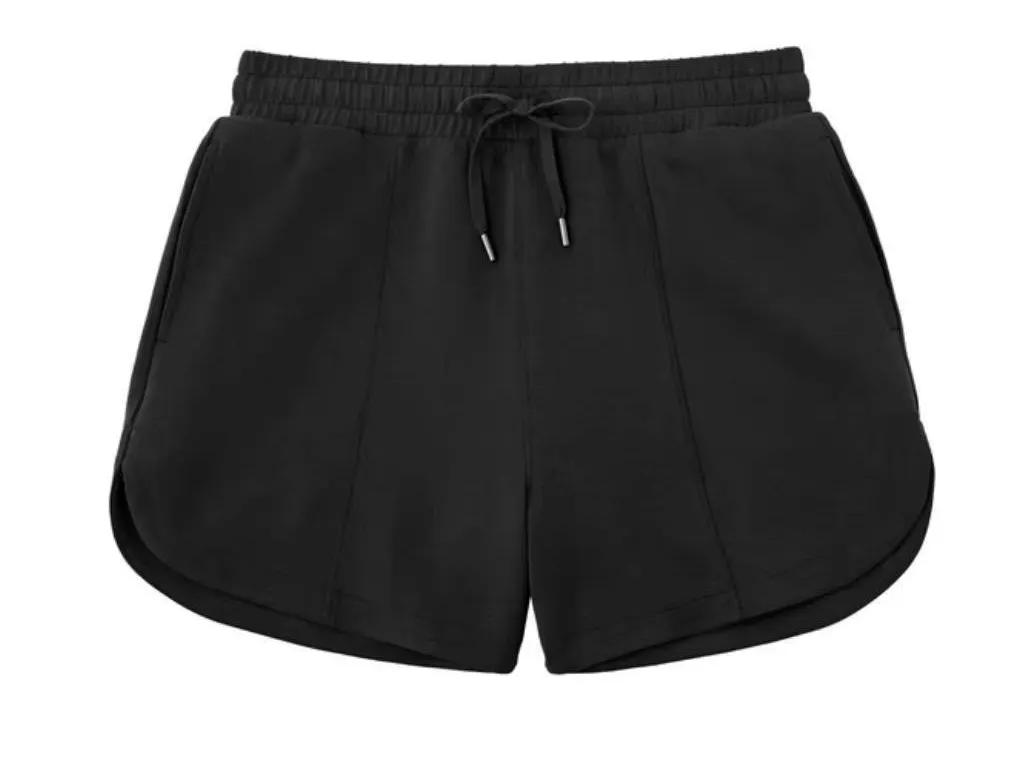 Womens Sandwash Dolphin Hem Shorts Size L