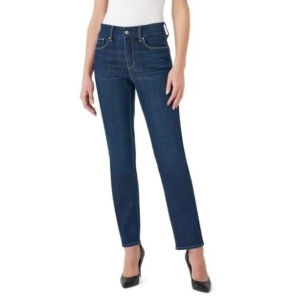 Seven7 Tummyless Slim Straight Jean Size 6