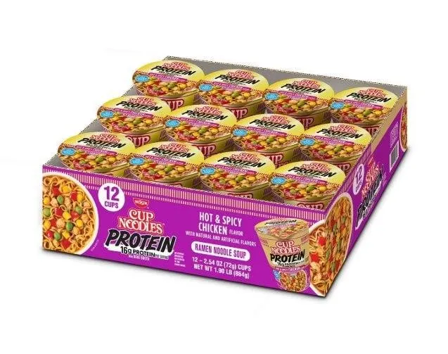 Cup Noodles Protein Hot Spicy Chicken 12pk