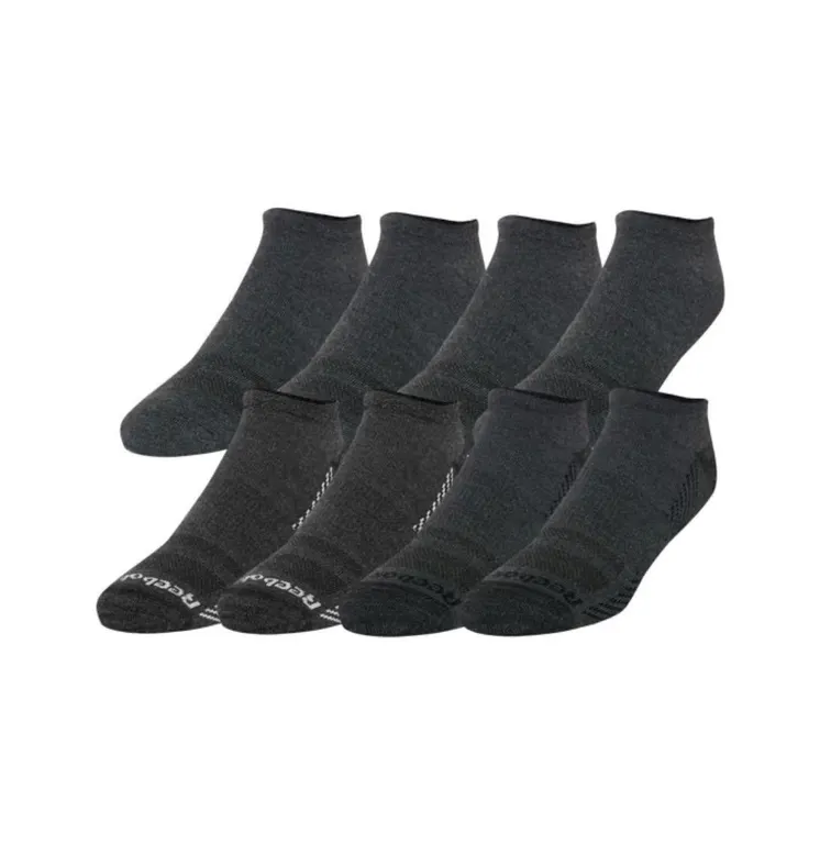 Reebok Mens Cushion Low-Cut Socks 8pk