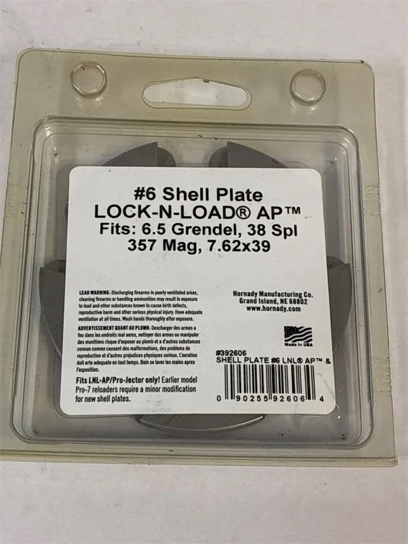 Hornady Lock-N-Load #6 Shell Plate