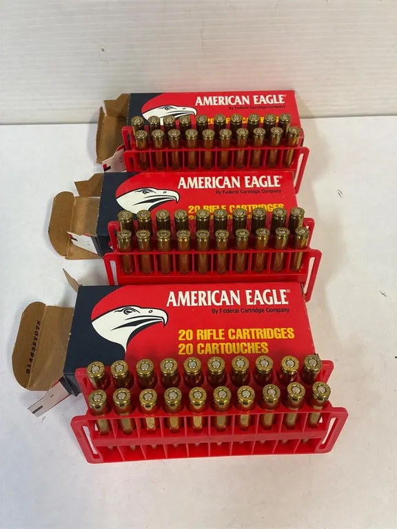 Federal 223 Calibre, 60 Cartridges 3 full boxes