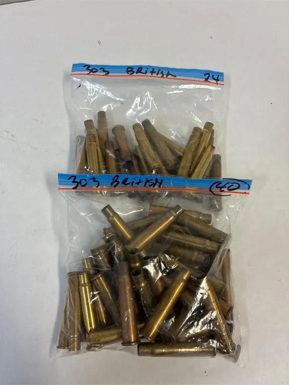 303 Calibre 64 Brass Casings