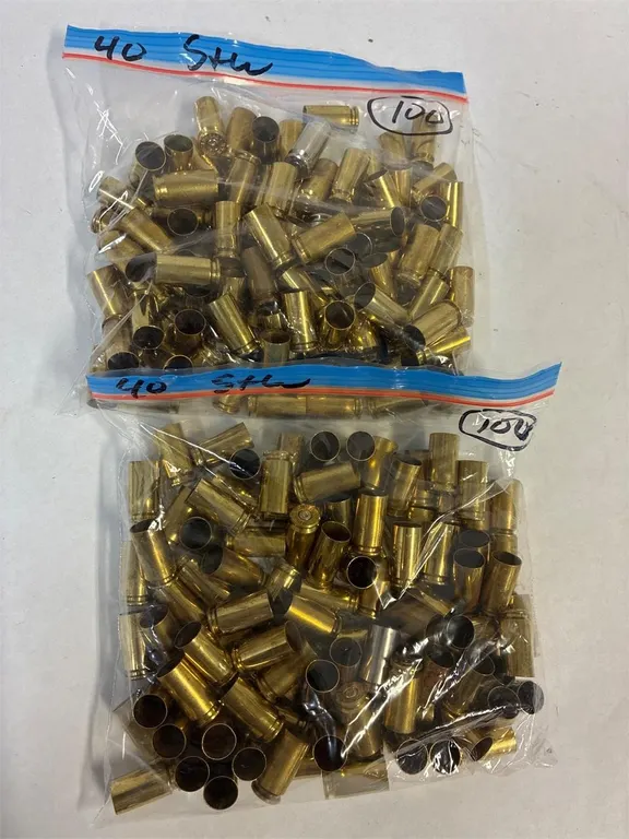 40 S&W Calibre 200 Brass Casings