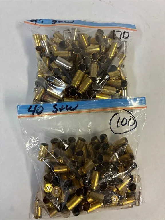40 S&W Calibre 270 Brass Casings
