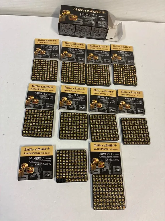Sellier & Bellot Lg Pistol primers.Almost full 997