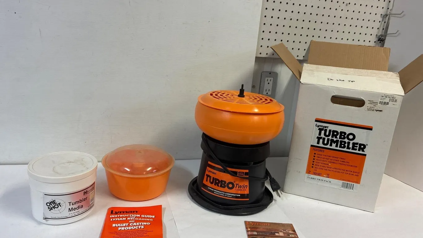 Lyman Turbo Tumbler.