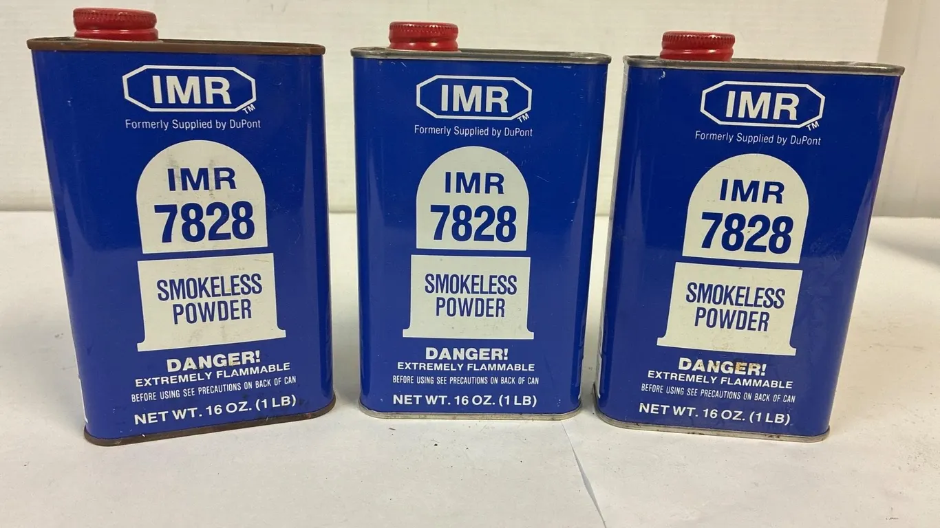 3 full. IMR 7828 smokeless powder