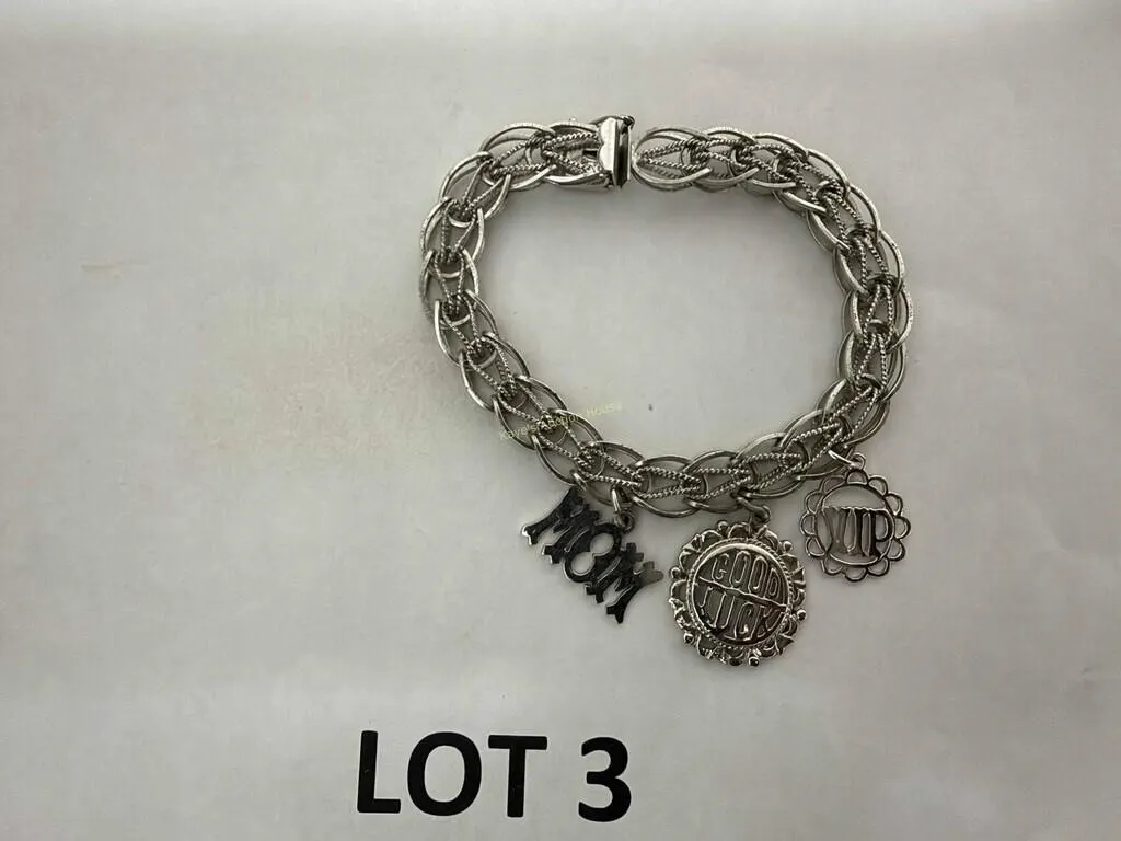 Sterling Charm Bracelet