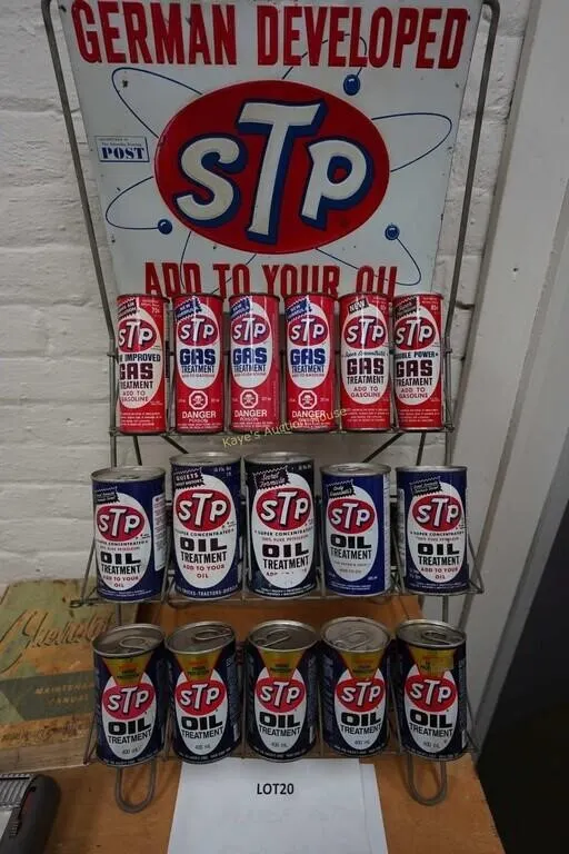 Vintage STP Oil and gas Treatment