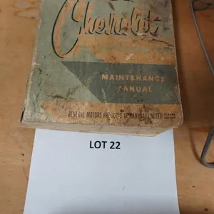 1957 Chevrolet Maintenance manual