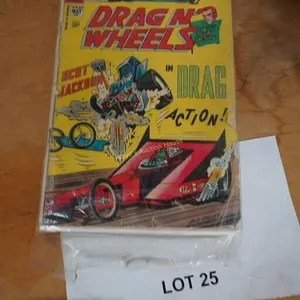 #53 Drag N� Wheels Charlton comic book