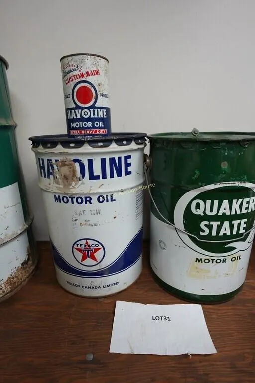 Vintage Havoline Texaco oil can