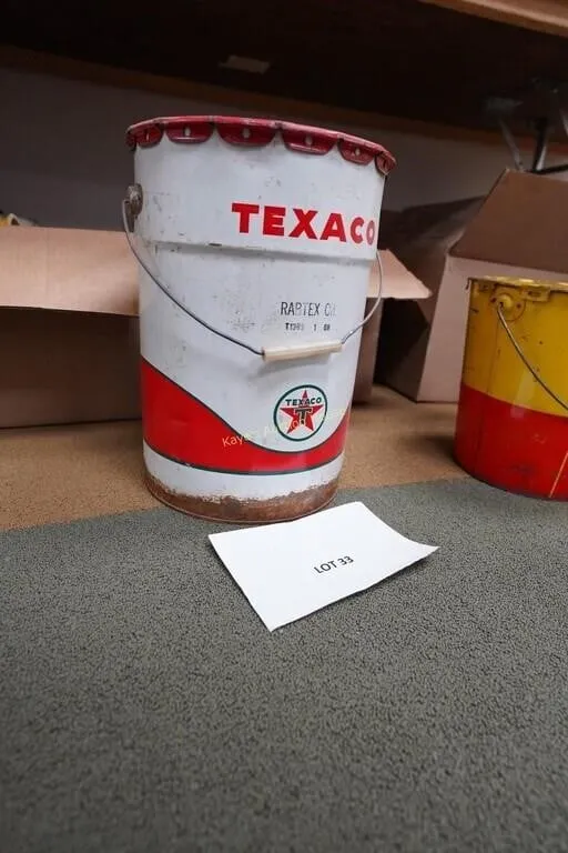 Texaco Rabtex oil pail