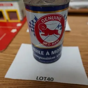 Genuine Red Ram motor oil tin