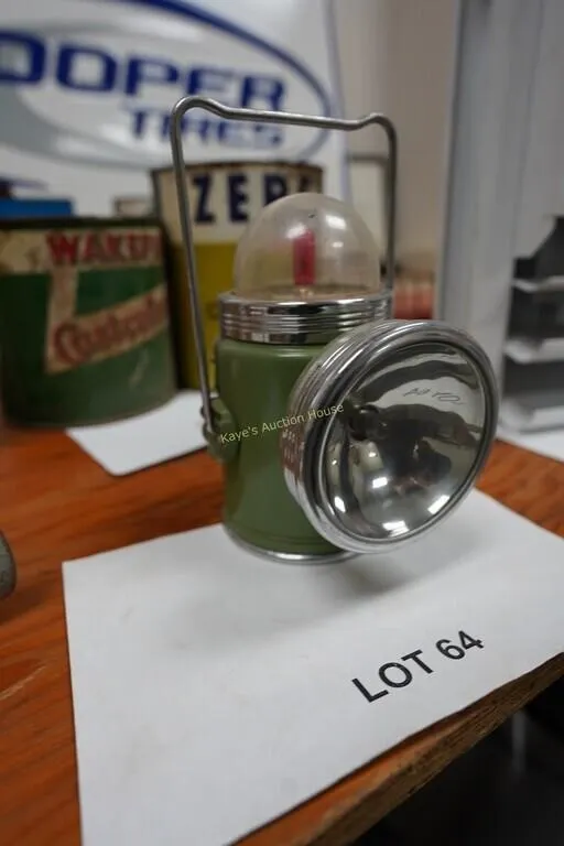 vintage emergency roadside lantern