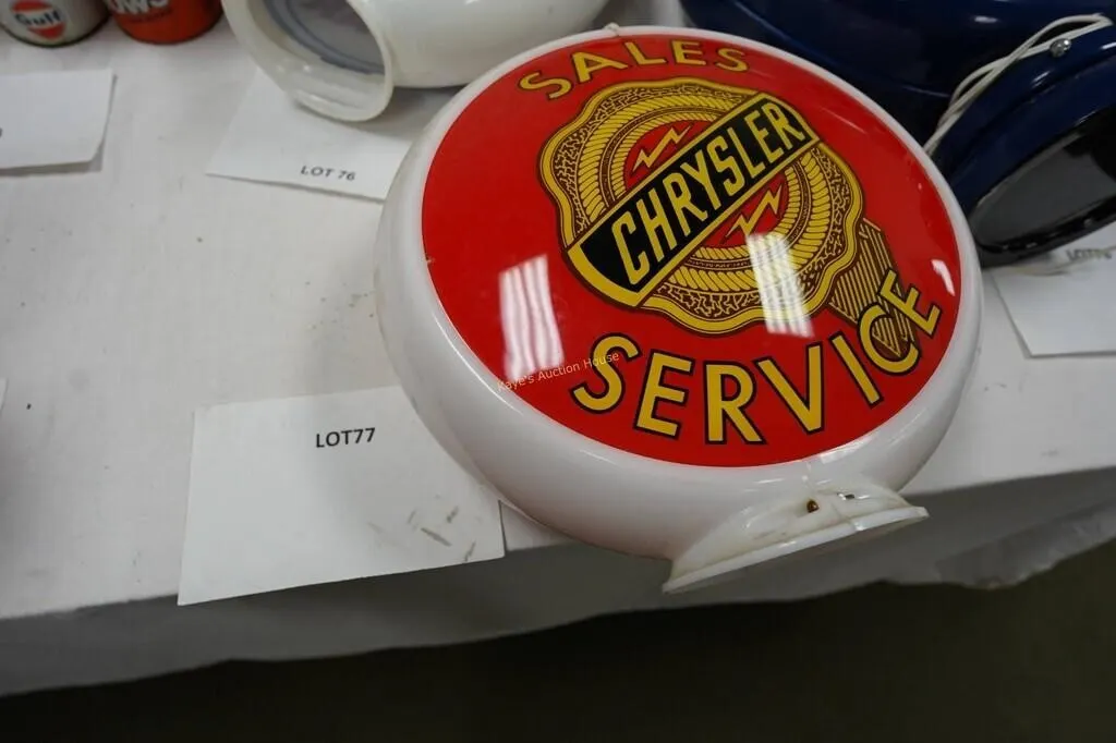 Chrysler Sales and Service reproduction globe