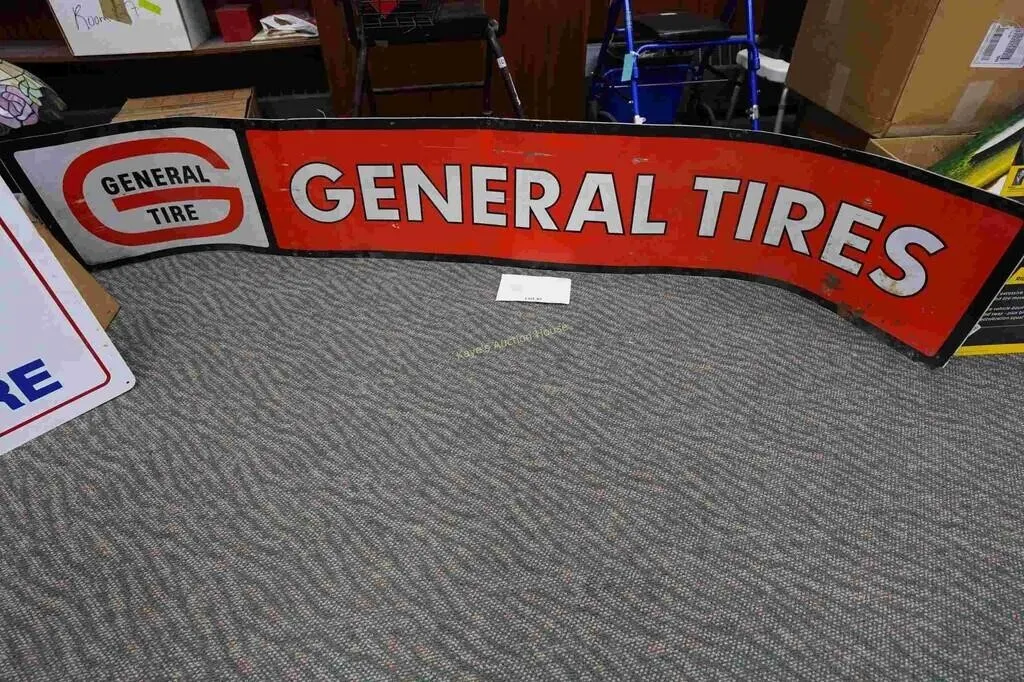 General Tire metal sign
