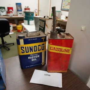 Sunoco motor oil can