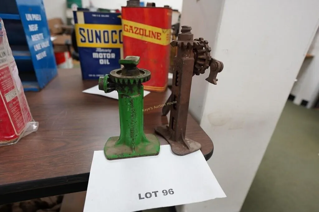 vintage mechanical screw jacks