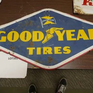 Goodyear Tires metal sign