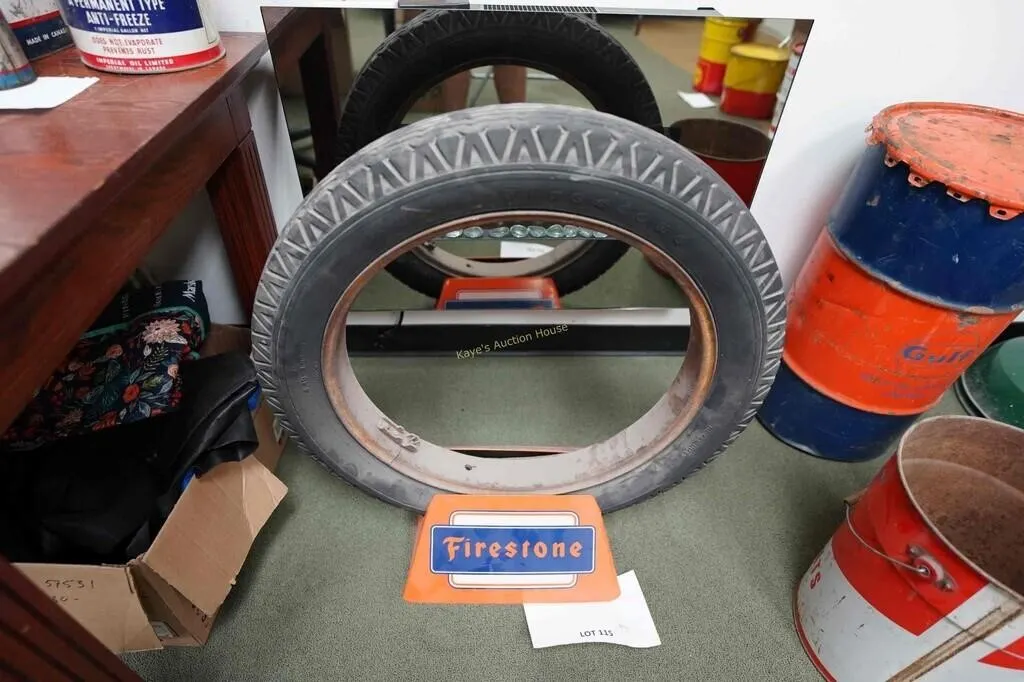 metal Firestone reproduction stand