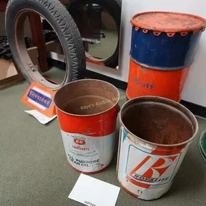 Gulf, Pacific 66 7 B/A oil drums