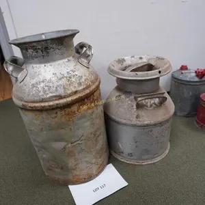 vintage milk cans