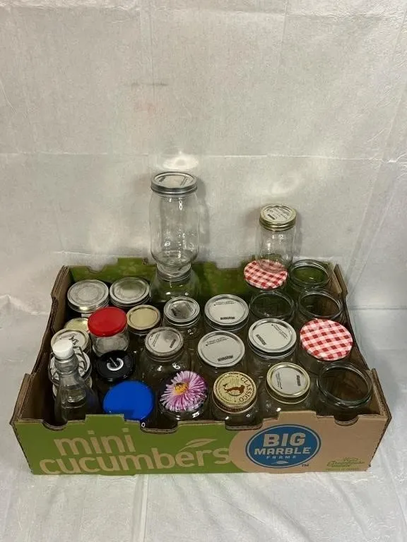 30 Various Jars - Large Canning
