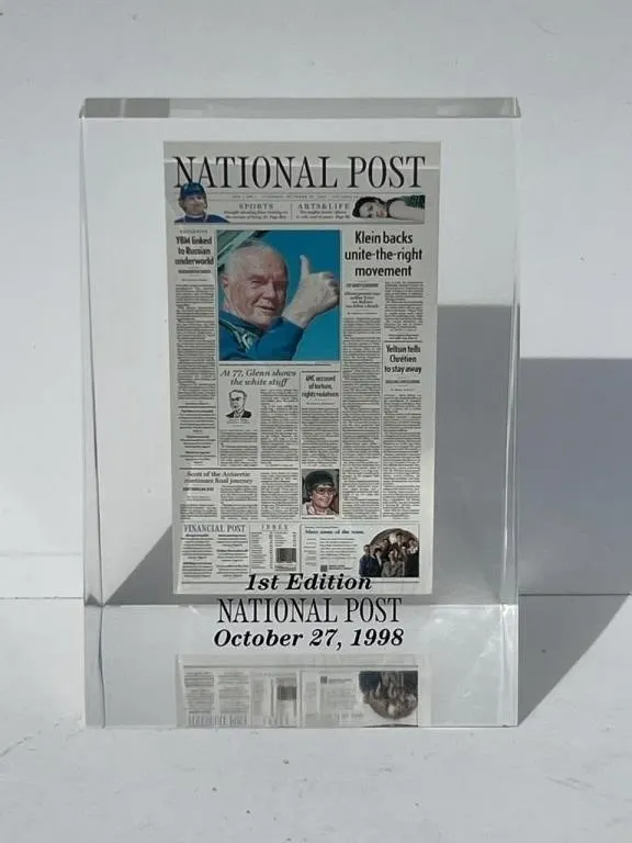 Vintage National Post 1st Edition Collectable