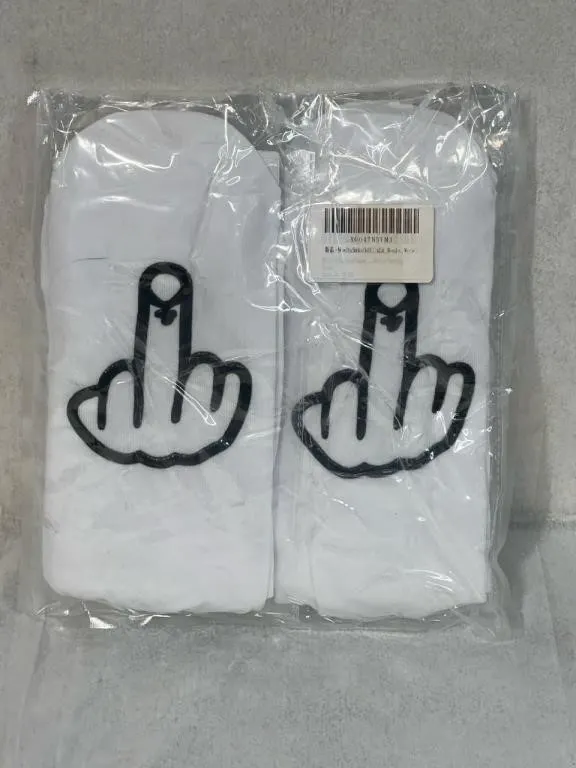 2 New Pairs Funny Socks