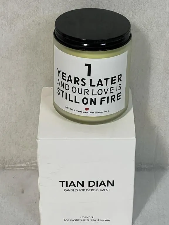 New 1st Anniversary Candle