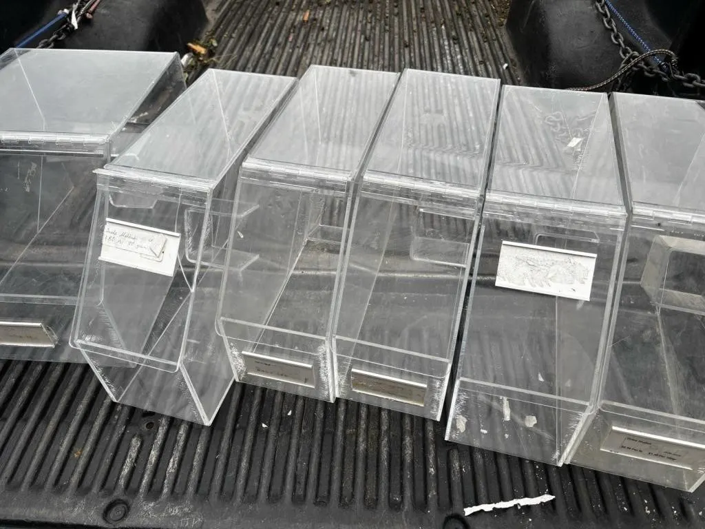 Lot of Large candy store organizers