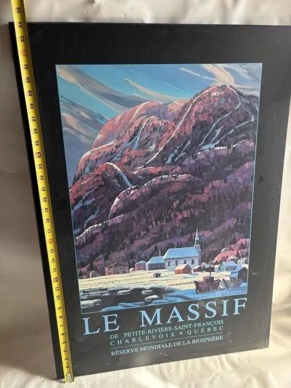 Le Massif Charlevoix Québec Wood Wall Art Print