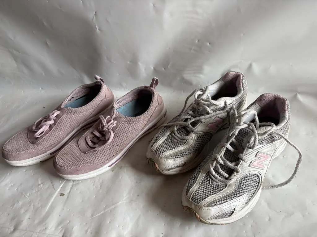 Two Pairs Women's Sneakers - New Balance &