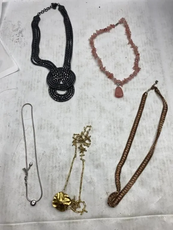 Lot of 5 Fashion Necklaces
