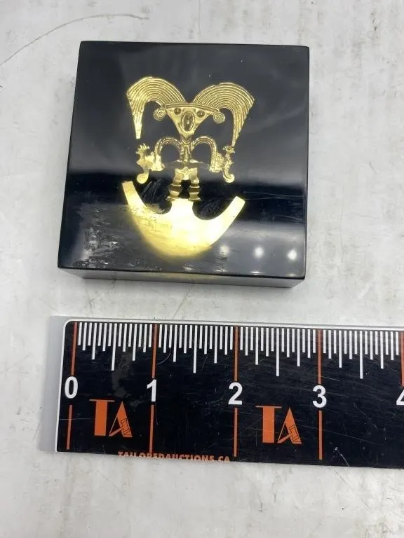 Colombian Gold Museum Pectoral Replica Plaque
