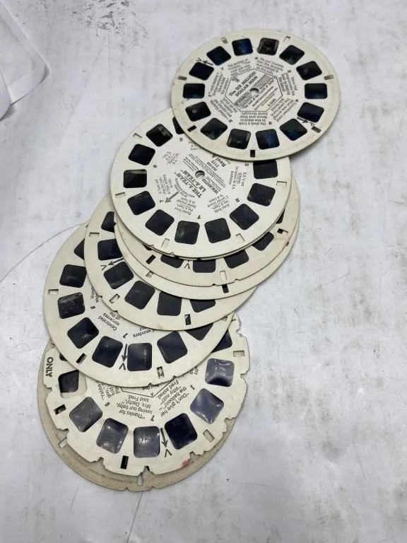 View-Master Reels Lot: A-Team, Six Million Dollar