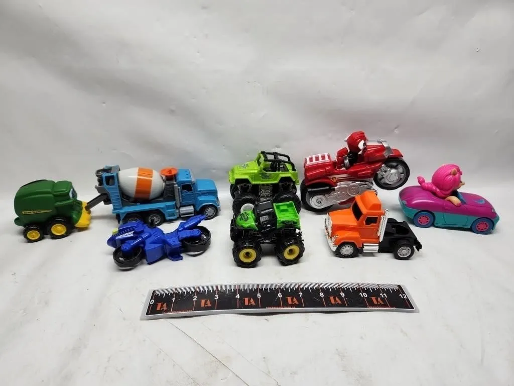 Toy Vehicle Lot: Trucks, Monster Trucks & More