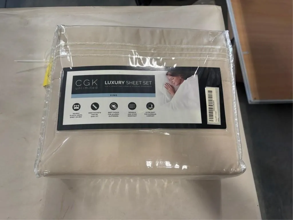 New King Luxury Bed Sheet Set