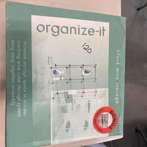 Organize-it Black Wire Storage