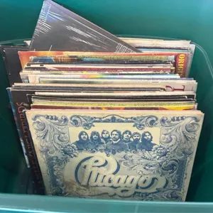 Tote of Misc Records