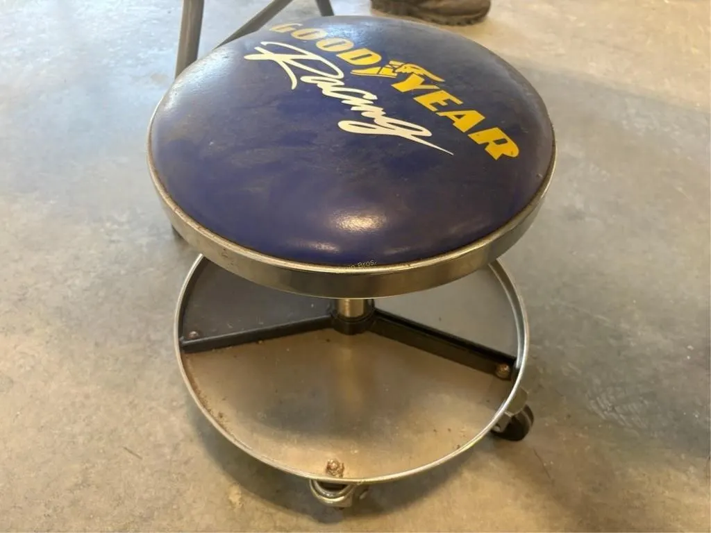 Goodyear Racing Shop Stool
