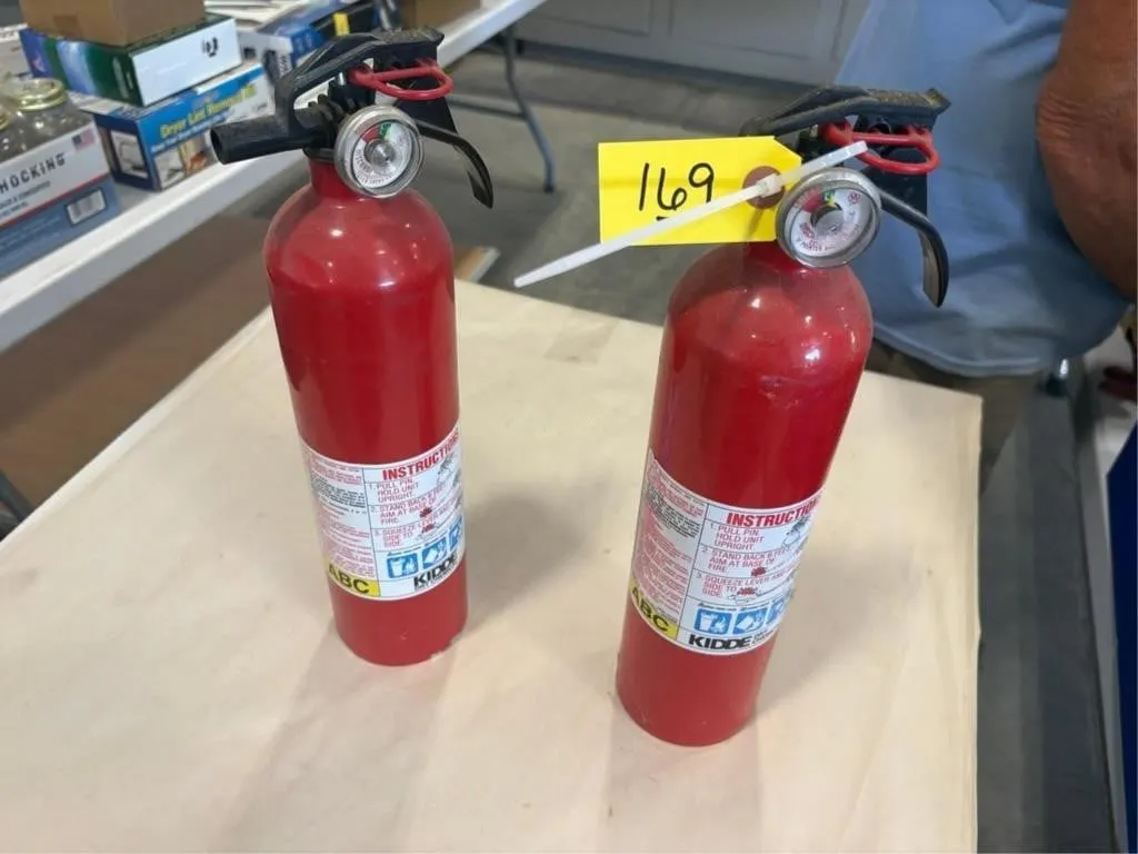 (2) Small Fire Extinguishers