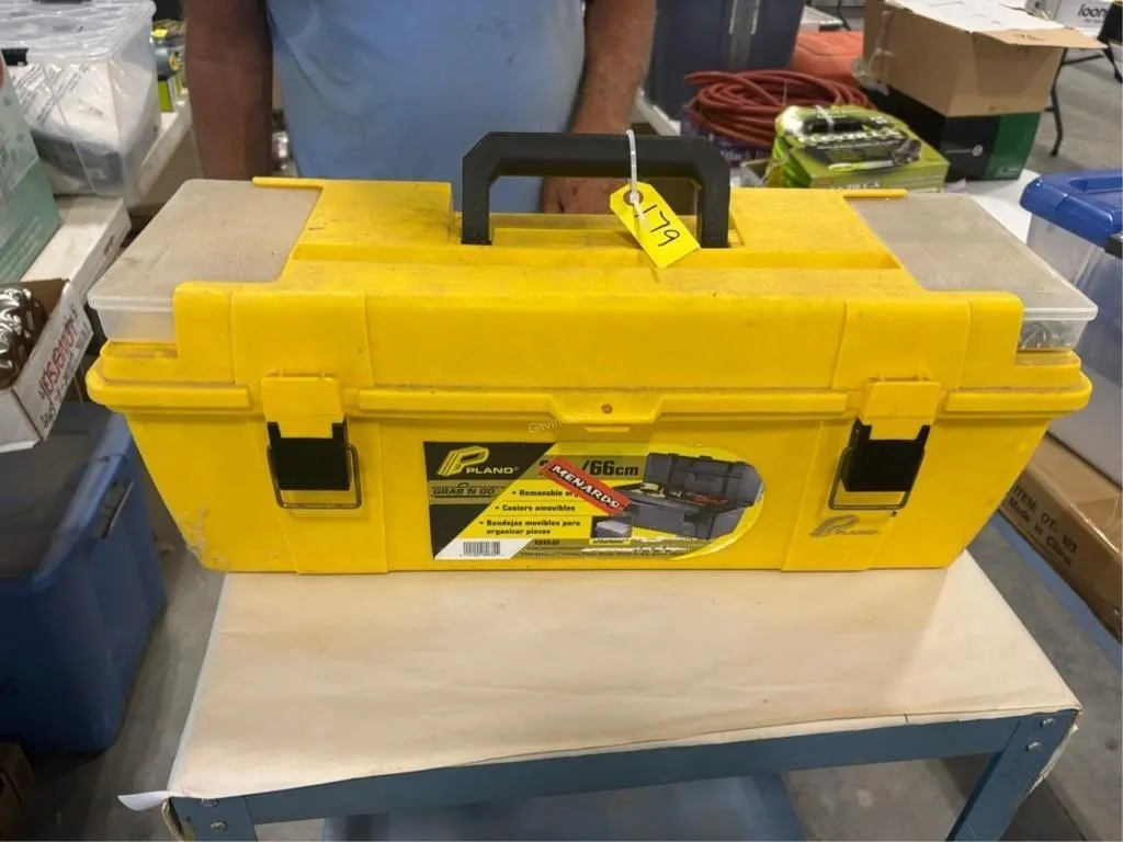 Plano Toolbox w/misc contents