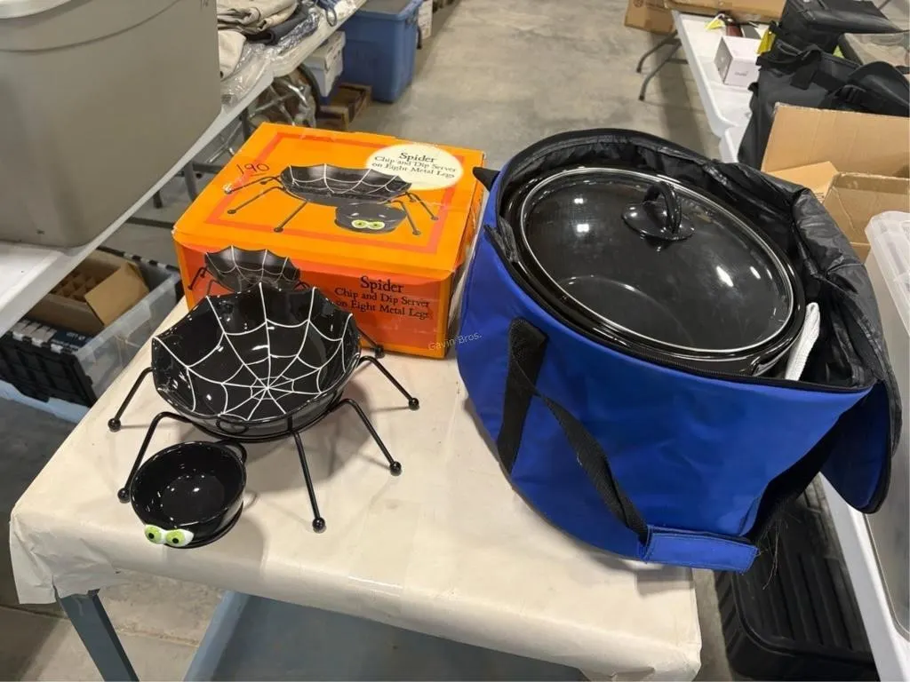 Spider Chip/Dip Server & Cooker